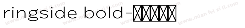 ringside bold字体转换